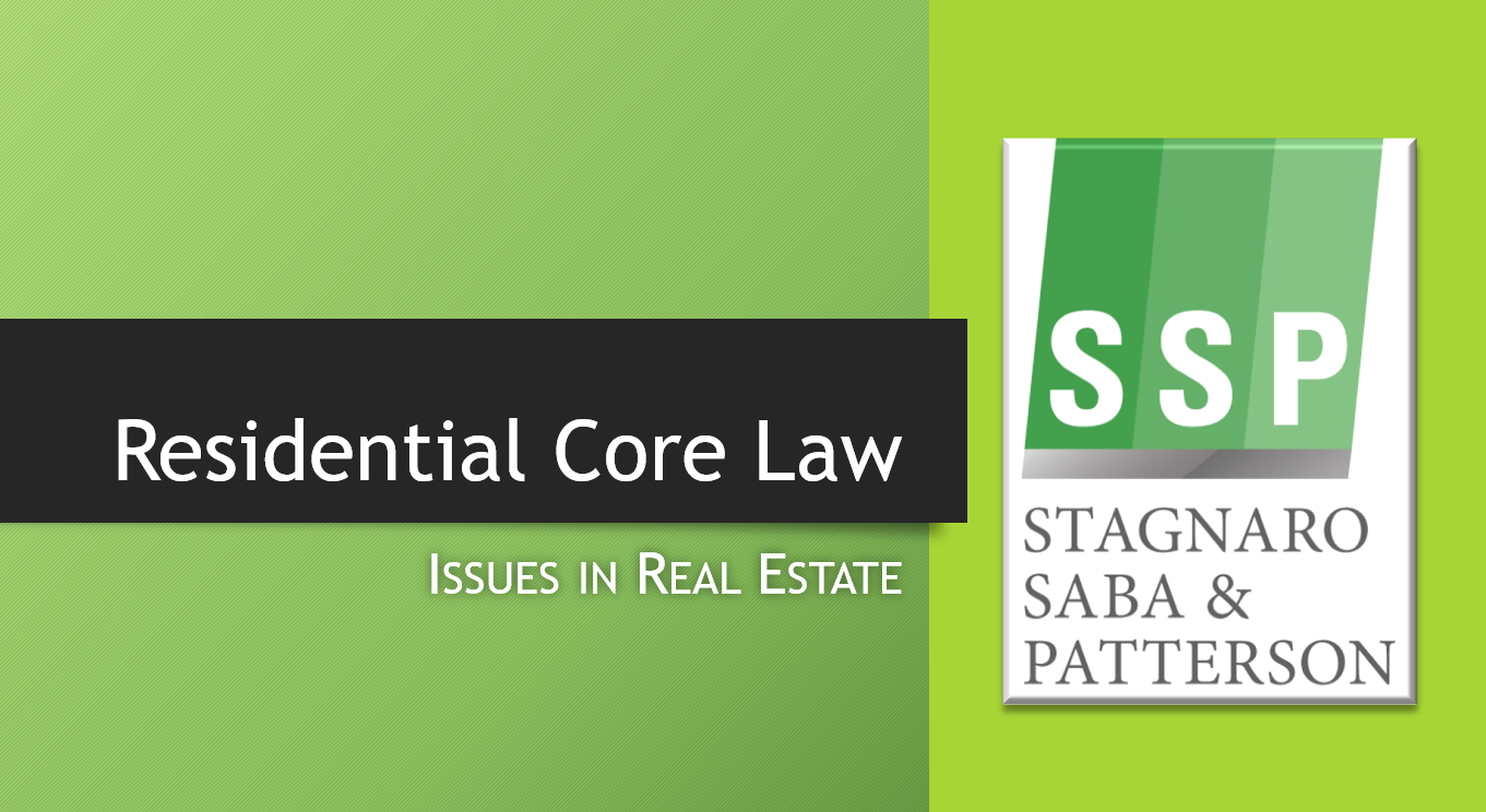 Residential Core Law
